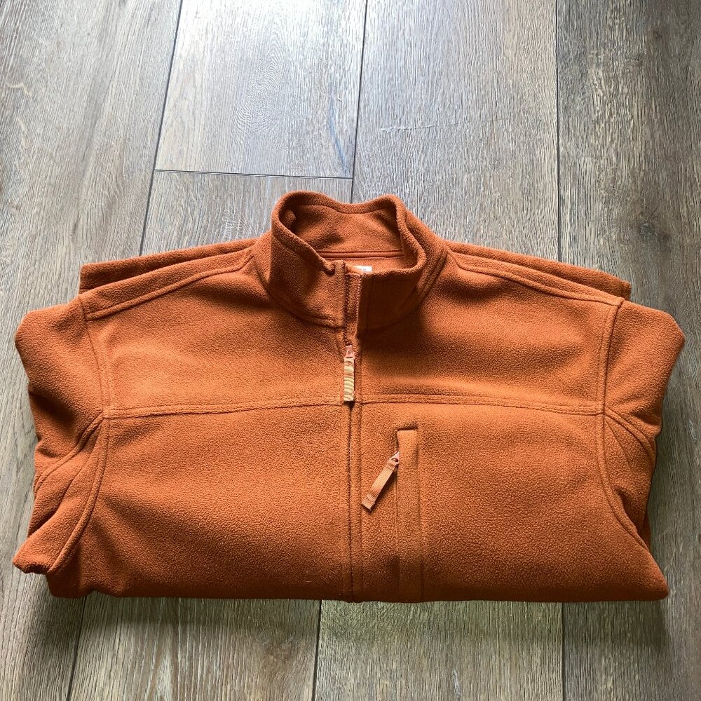 Men's Duluth Trading Company Shoreman's Fleece Gridlock Jacket Size M